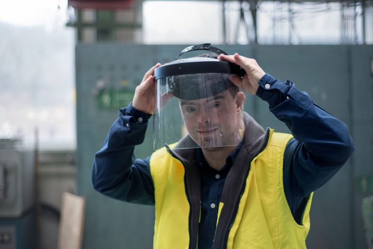 Welder with Down Syndrome